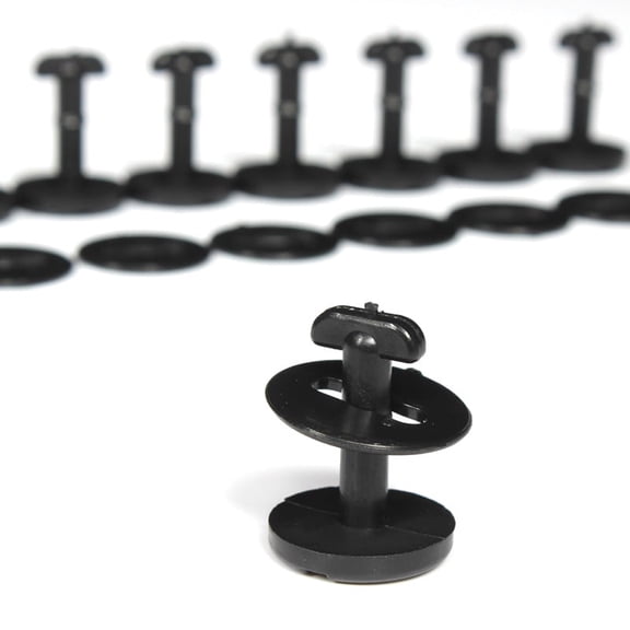 10PCS Black Floor Carpet Mat Clips Rivets Retainer Clips Trim for E46/318I