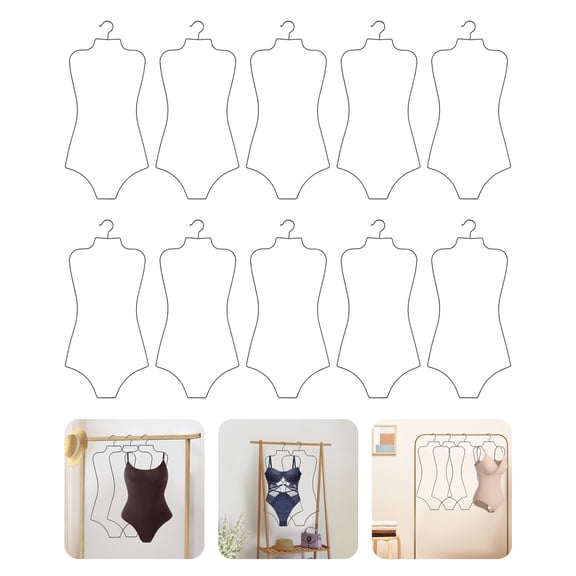 10PCS Body Shape Hangers, Swimsuit Display Hangers, Swimsuit Hangers