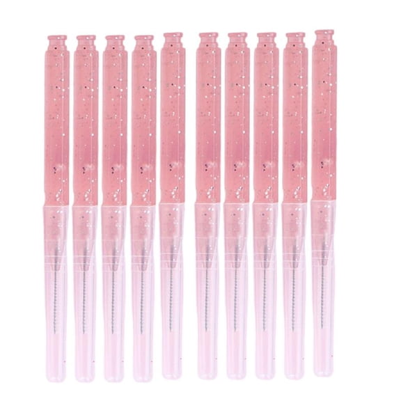 10PCS Brow Lamination Brushes Extension Brush For Travel And Daily Makeup