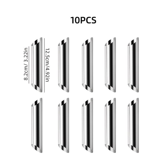 10PCS Cannoli Tubes, Stainless Steel Cannoli Forms Non-Stick Cream Horn Danish Pastry Molds, for Croissant Shell Cream Roll, Baking Tools, Kitchen Gadgets, Kitchen Addi