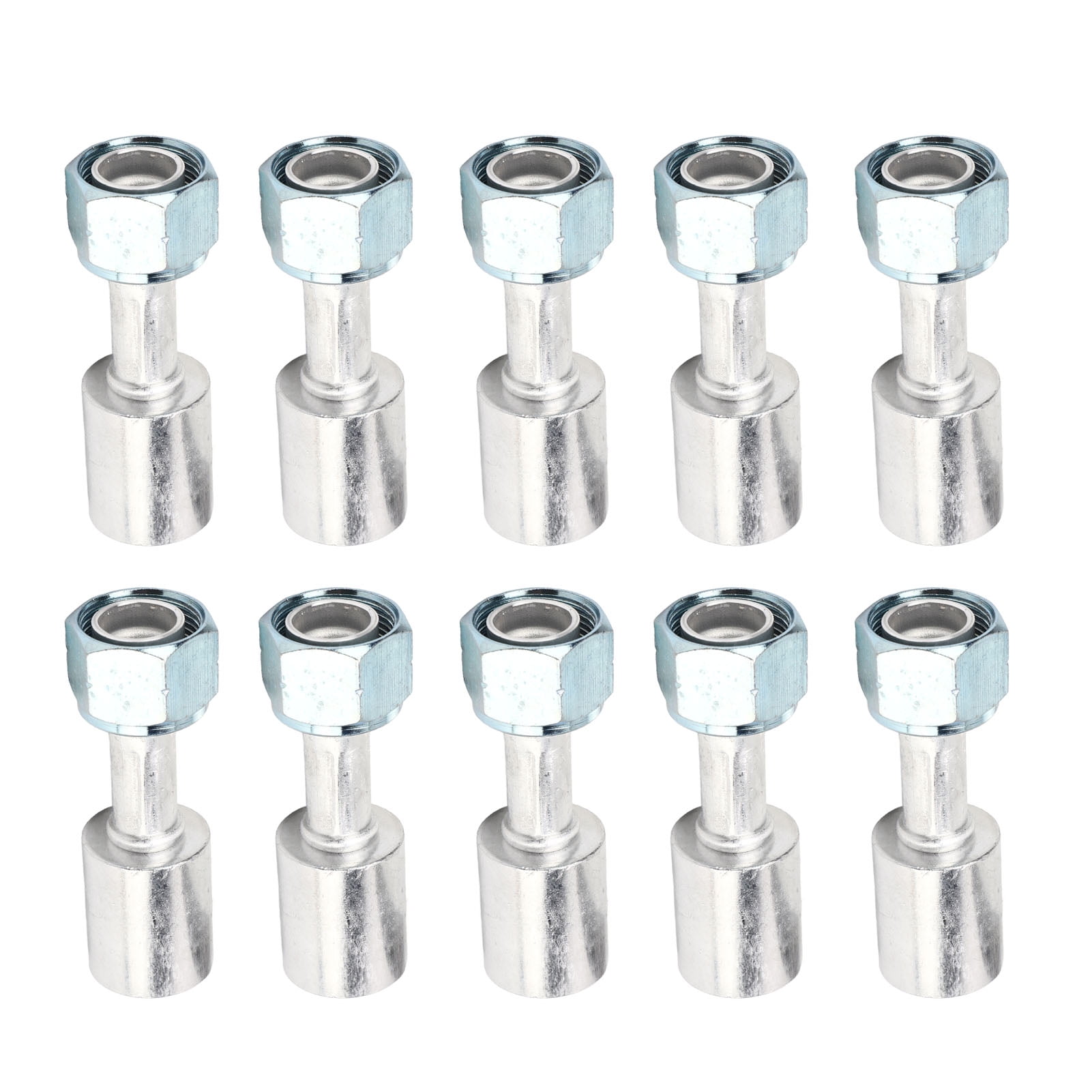 10PCS Car Air Conditioner Connector Straight 180° for Trucks