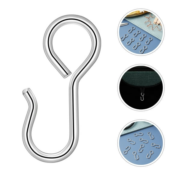 PENIKOKO S Bracket Car Seat Cover Hook Silver 10Pcs Use Vehicle Auto