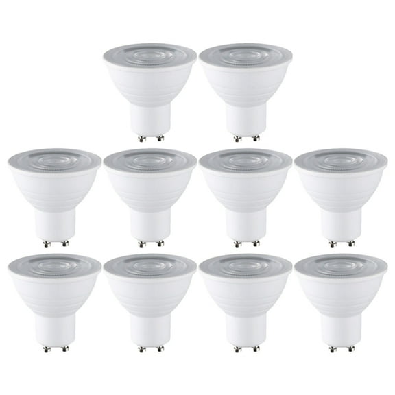 10PCS Ceiling Spotlight Set 7W GU10 Base  Saving Downlight LED Light Indoor Lighting 4000K Neutral Light