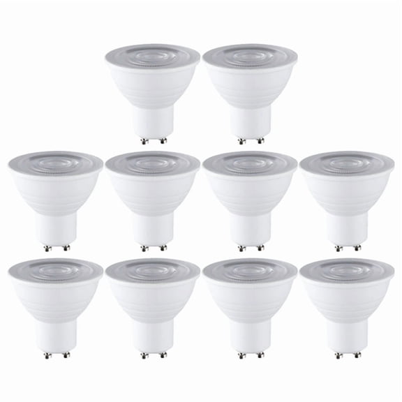 10PCS Ceiling Spotlight Set 7W GU10 Base Saving Downlight LED Light Indoor Lighting 4000K Neutral Light
