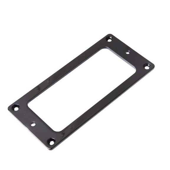 10PCS Chrome Metal Flat Base Pickup Humbucker Ring for Electric Guitar/Mounting Inside Frame 72.5mm x 32.5mm