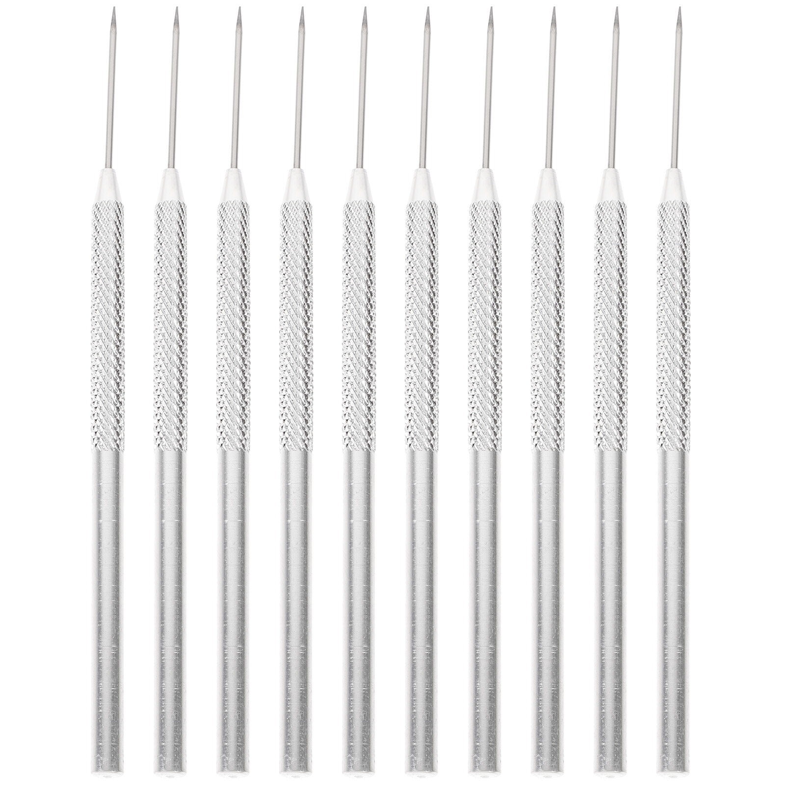 10PCS Clay Needle Tools Pottery Carving Stainless Steel Rod Punch