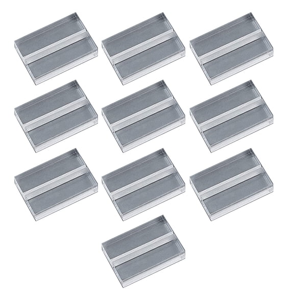 10PCS Clear Acrylic Table Number Holders Small Sign Display Stands Portable Card Holder for Weddings and Use