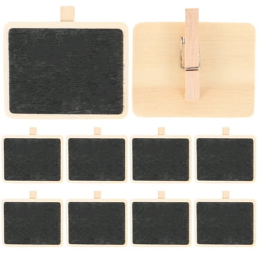 Efavormart 10 Pack | 5" Natural Mini DIY Tabletop Wooden Display Easel Stands, Rustic Place Card ...