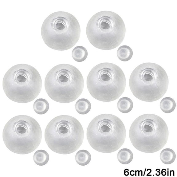 10PCS DIY Stress Ball Making Kit - Milky Blank Skins Empty Stress Ball DIY Kit,Blank Pressure Balls Skin DIYKit,Vacuum Squeezing StressBall Making Kits,Make Your Own Fidget Pressure Balls for Adults