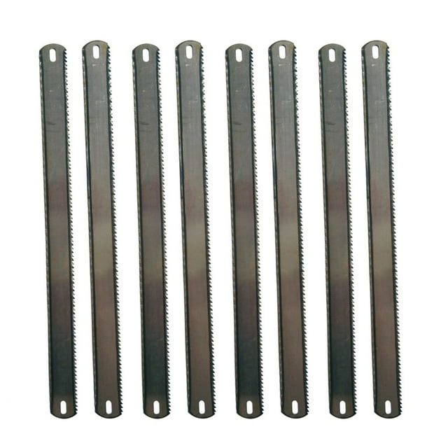 10PCS Double-Sided Hacksaw Blade Steel Saw Blade Woodworking Metal Saw Blade Set