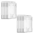 thumbnail image 1 of 10PCS Easy Access Protector Vertical 2-Card ID Badge Holders for Office License Credit Card, 1 of 10