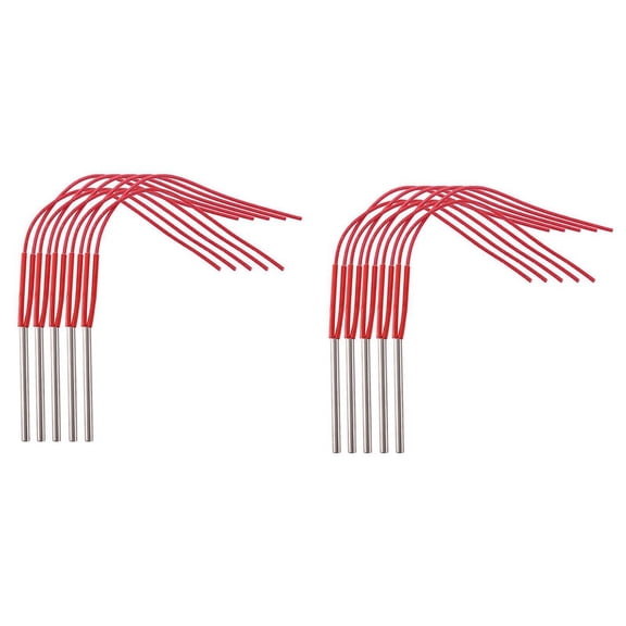 10PCS Electric Elements 220V 6mm Tube Diameter Stainless Steel Tubular Heating Elements Wattage 120W