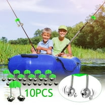 10PCS Extra Loud Fishing Rod Alarm Dual Alert Bells with Clips, Sensitive Fish Bite Indicator for Night, Ice & Sea Fishing Easy Clip-On Design for All Rods â Reliable Bite Detection System
