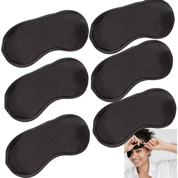 10PCS Eye Mask Cover Blindfold Sleep Mask for Team Games Travel Sleep Party Supply with Adjustable Strap for Women Men Kids