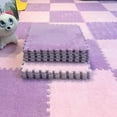 thumbnail image 1 of 10PCS Fluffy Plush Foam Mat, 12x12 Inch Interlocking Carpet Tiles with Border, Soft Non-Slip Foam Pads for Floor, Playroom, Easy to Clean Puzzle Mat Squares, 1 of 15