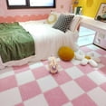 thumbnail image 1 of 10PCS Fluffy Plush Foam puzzle Mat, 11.8x11.8in Square Interlocking  Carpet Tiles, DIY Non-Slip Washable, Soft Climbing Area Rug for Home Use, 1 of 6