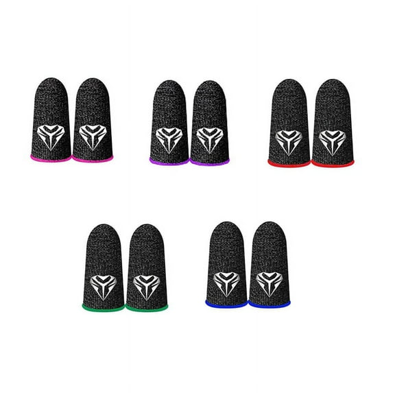 10PCS Gaming Finger Superconducting Electric Fibre 28 Knitted Sleeve Breathable Fi 2X3967