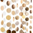 thumbnail image 1 of 10PCS Glitter Paper Circle Dots Circle Garlands Coin Garland Hanging Banners Dot Streamer Backdrop Background Decor for Birthday Baby Shower Wedding Party, 1 of 6