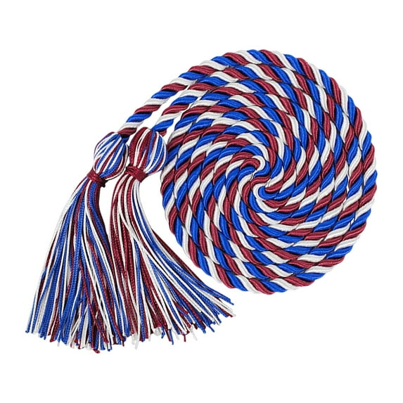 10PCS Graduation Honor Cords 66.92in Braided Twisted Tassel Rope Ceremony Decoration Accessories, Graduation Cords Party Decorations for Commencement Outfit Photo Props