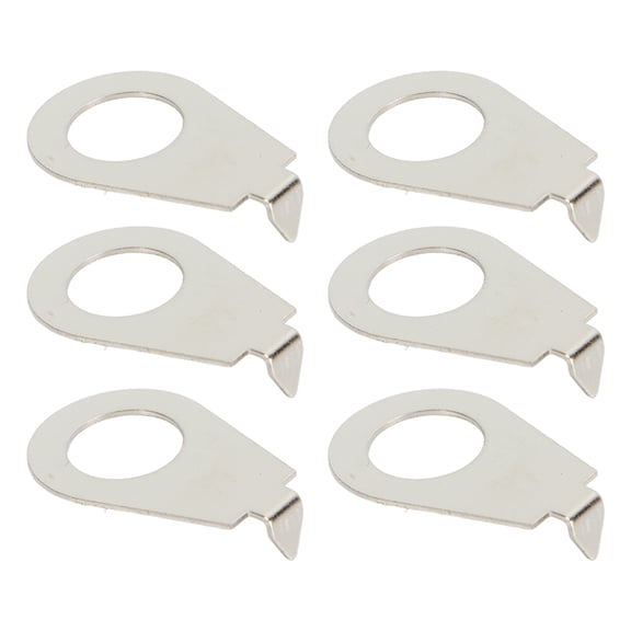 10PCS Guitar Knob Pointer Plate Potentiometer Pointer Metal Washer Electric Guitar Accessories