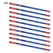 10PCS Hacksaw Blade 300mm Hand Saw Blades 14T/18T/24T Bi-Metal For Meat Wood Cut