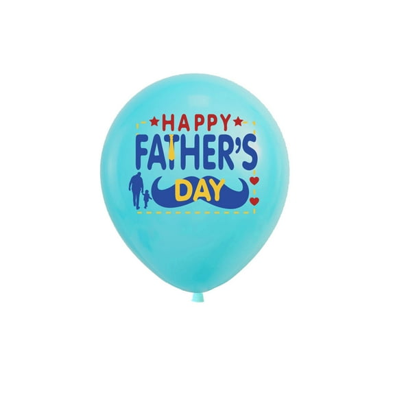 10PCS Happy Father's Day Party Decorations Balloons 12in