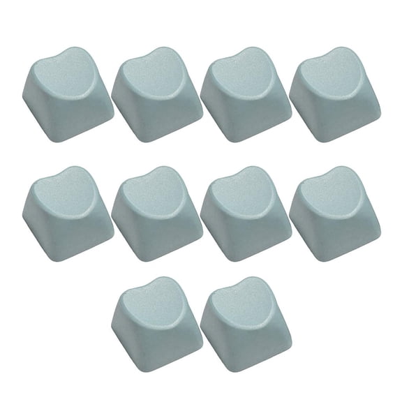 10PCS Heart Keycaps 1U Layout keycap For Mechanical Keyboards Keycap Anti Fade