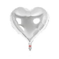 thumbnail image 1 of 10PCS Heart Shape Foil Balloons Set – Valentine’s Day, Wedding, Birthday, Baby Shower Party Decorations – Reusable Aluminum Balloons with Ribbon & Straw, 1 of 5