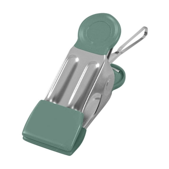 10PCS Heavy Duty Clothes Pins for Hanging Clothes, Stainless Steel Strong Clips for Crafts, Beach Towel, Kitchen, Fabric, Utility Drying Pegs for Outdoor Clothesline