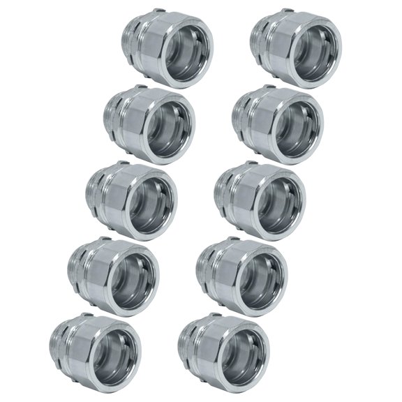 10PCS Heavy Duty Conduit Couplings Spring Clamp Designs Compression Connectors for Conduit Residential Projects