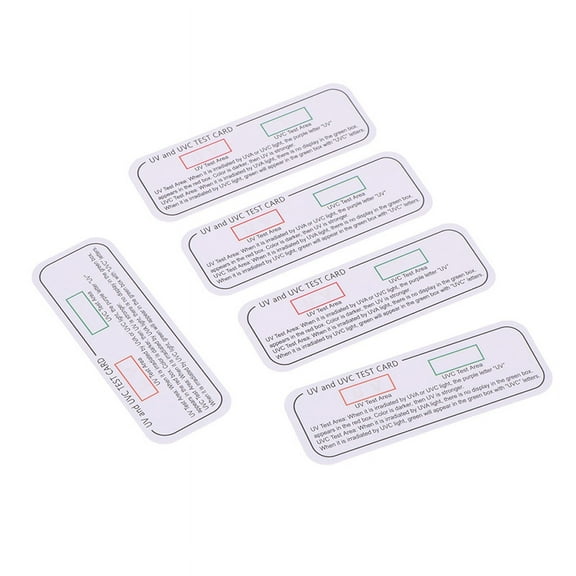 10PCS High Quality Light Test Cards UVA UVC Test Cards Light Wavelength Indicator Cards