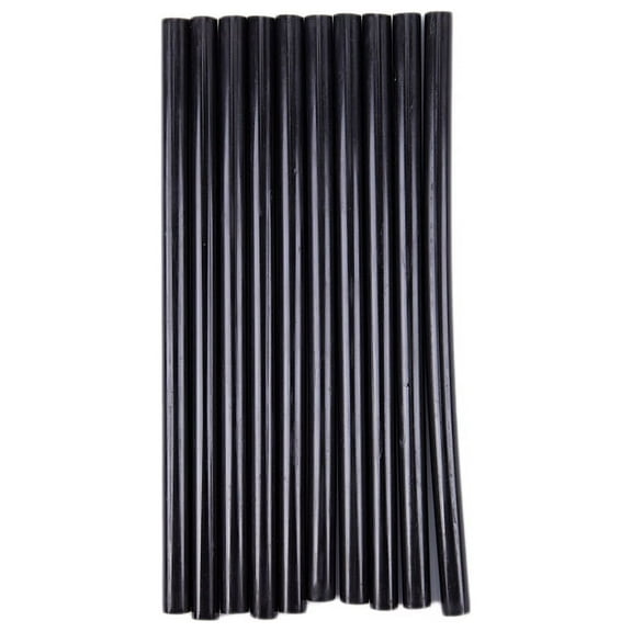 10PCS Hot Melt Glue Adhesive Sticks 150x7mm Black