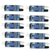 10PCS IR Infrared Obstacle Avoidance Sensor with Adjustable Detection Distance