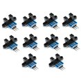 thumbnail image 1 of 10PCS IR Infrared Sensor Module Slotted Optical Optocoupler Speed Measuring Sensor Module Photo Interrupter Sensor Motor, 1 of 6