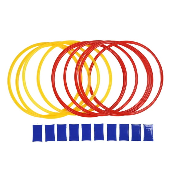 10PCS Kids Exercise Hoops Jumping Hopscotch Game Rings for Sensory Training Physical Fitness