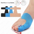 thumbnail image 1 of 10PCS Waterproof Protective Kinesiology Tape for Sports, Big Toe Straightener & Hallux Valgus Corrector Bunion, 1 of 6