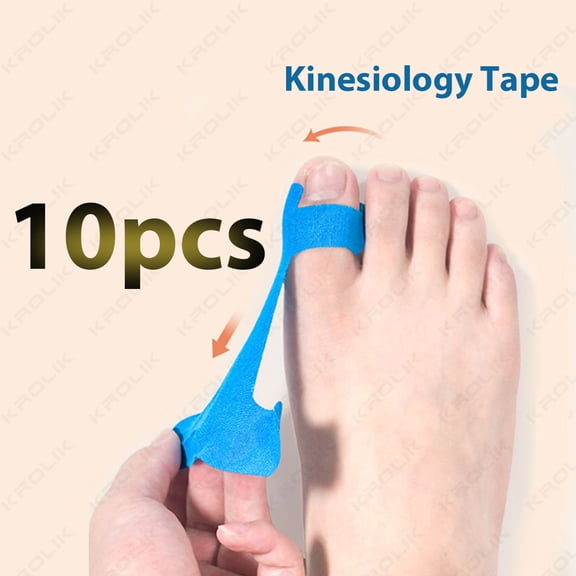 10PCS Kinesiology Tape Hallux Valgus Big Toe Corrector For Sports Waterproof Protective Straightener Bunion