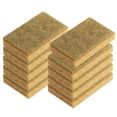 10PCS Kitchen Supplies Household Dishwashing Sponge Wipe Natural Sisal