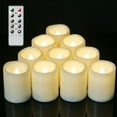 thumbnail image 1 of 10PCS LED Tea Light Candles with Timer, Lasumora Flickering Battery Operated Tea Light Candles for Christmas, Home Decoration, Gift, 1 of 9