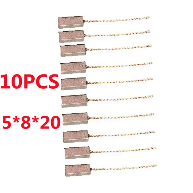 10PCS/LOT 5*8*20MM Electric Generator Carbon Brushes Alternator Power