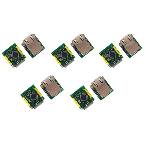 10PCS/LOT -ES1 W5500 Chip New SPI to LAN/ Ethernet Converter /IP Mod Module