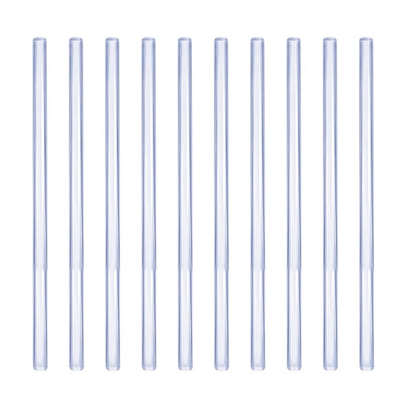 10PCS Large Hot Melt Glue Stick Super Transparent Bulk, 7*270mm Clear Hot Glue Stick, Industrial-Strength Clear Adhesive For Wood Fabric Foam & Packaging - Size S
