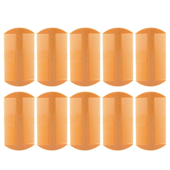 10PCS Lice Combs Double Sided Lice Removal Vintage Plastic Comb Hair Grooming Comb