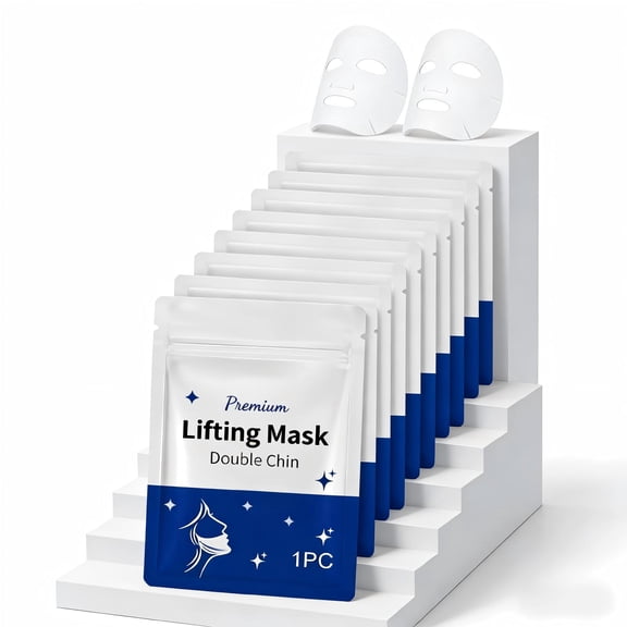 10PCS Lifting Mask For Double Chin, Supports The Look Of Lifted Chin, Boosts Skin Firmness, Gentle Formula, Easy To Apply, Ideal For Daily Facial Care