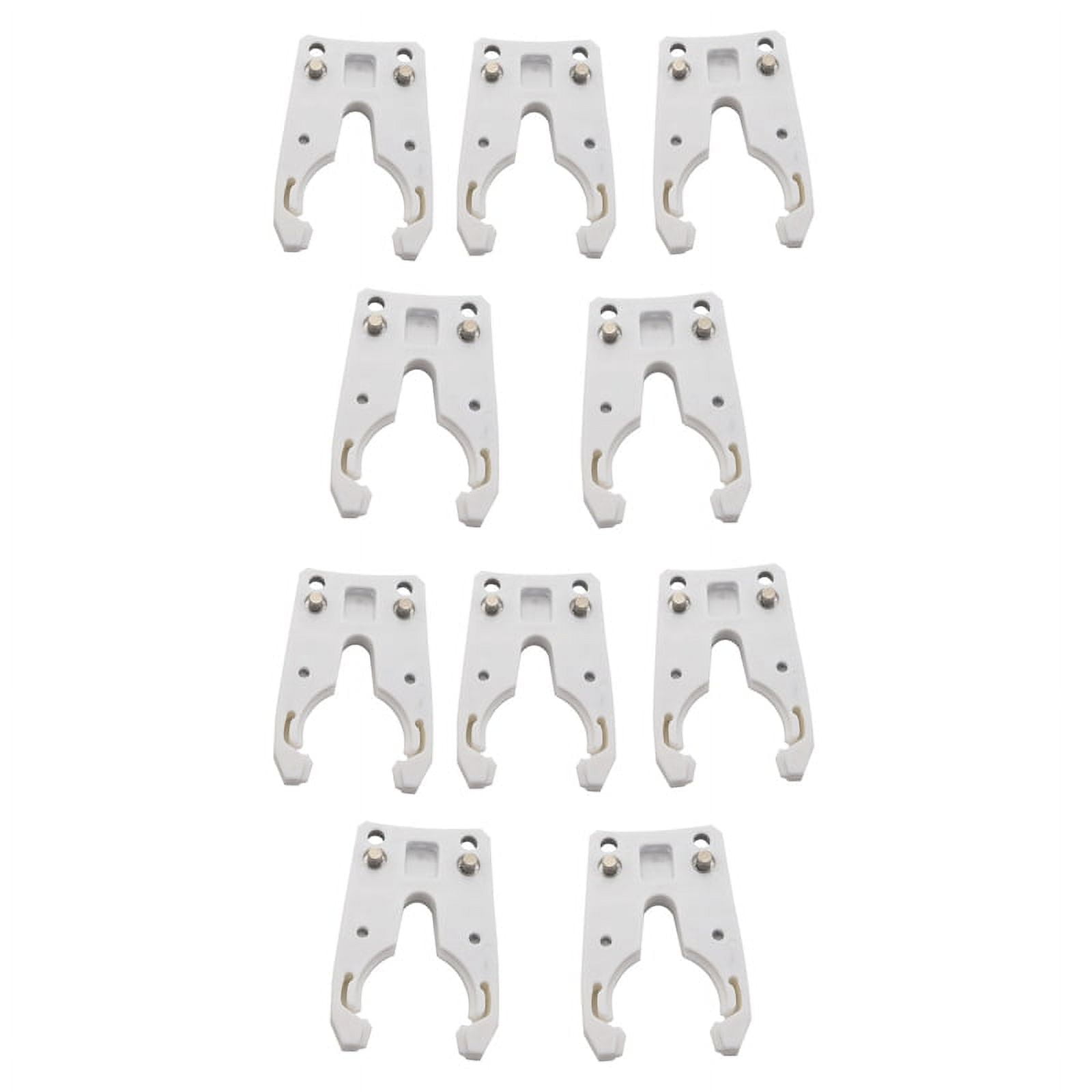 10PCS/Lot ISO30 Tool Holder Clamp Iron+ABS Flame Proof Rubber Claw