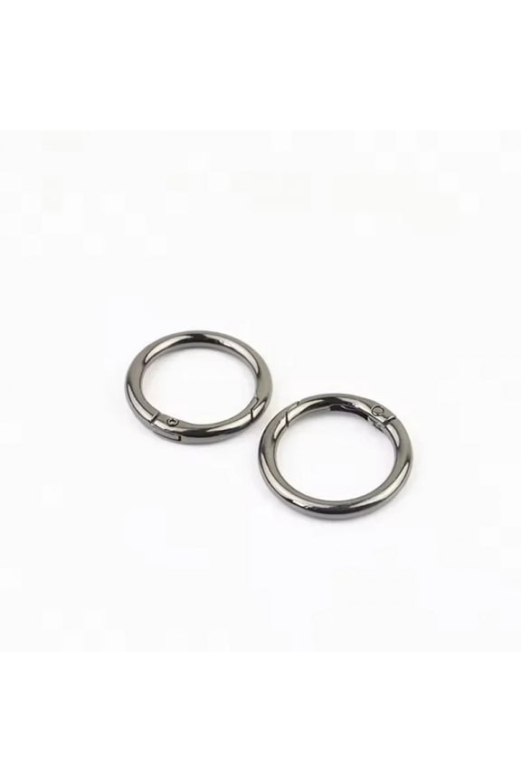 10PCS/Lot Metal Spring Gate O Ring Bag Buckle Metal Clasps Carabiner Snap Hook Spring Keyring DIY Bag Luggage Jewelry Accessorie