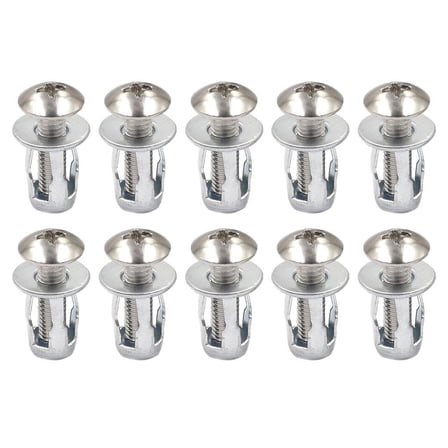 10PCS M4/M5/M6 Jack Nuts Car Metal Screw Petal Nuts Iron New UK Wall For