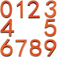 thumbnail image 1 of 10PCS Mailbox Numbers 3 Inch Self-Adhesive Door House Numbers Street Address Numbers Stickers for Home Room Outside 0 to 9 (Red), 1 of 9