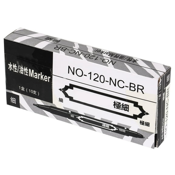 10PCS Marking Pens, Double Ended Skin Marker Piercing Positioning Marking Pen Tool Temporary Tattoo Markers