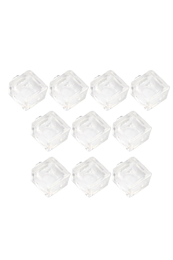 10PCS Mechanical Keyboard Switches Tester 1-Key Switches Testing Tool Translucent Keychain Toy for Customization